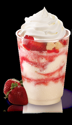 Wendy's on X: Introducing the Strawberry Shortcake Frosty Parfait! Real  strawberries, real milk, real delicious.  / X
