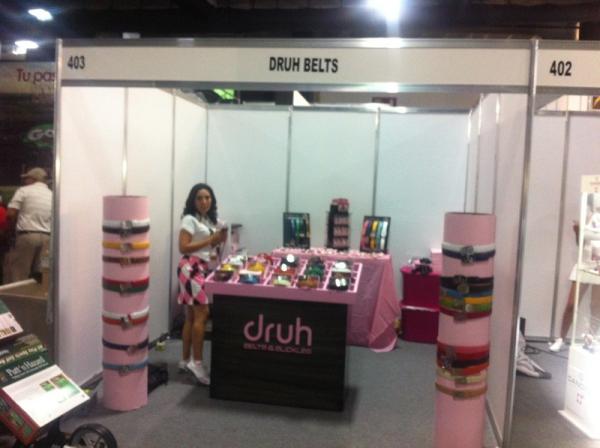 DruhBeltsMexico's tweet photo. #PresenciaDruh en la #ExpoGolf2012 en el #WTC http://t.co/wI53z0Yt