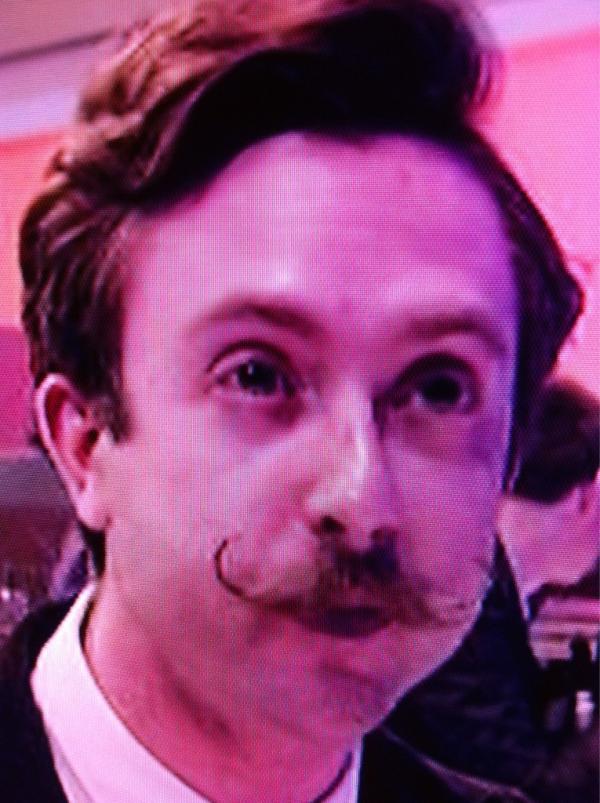 Got to love this guys tash of doom. Thought these died out in the early 1900s haha