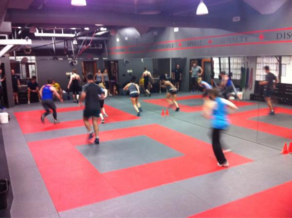 WarrenSchindler's tweet photo. 6am suicide sprints @CrossFitBC ! Great early morning class! #CrossFit http://t.co/wqxEe09R
