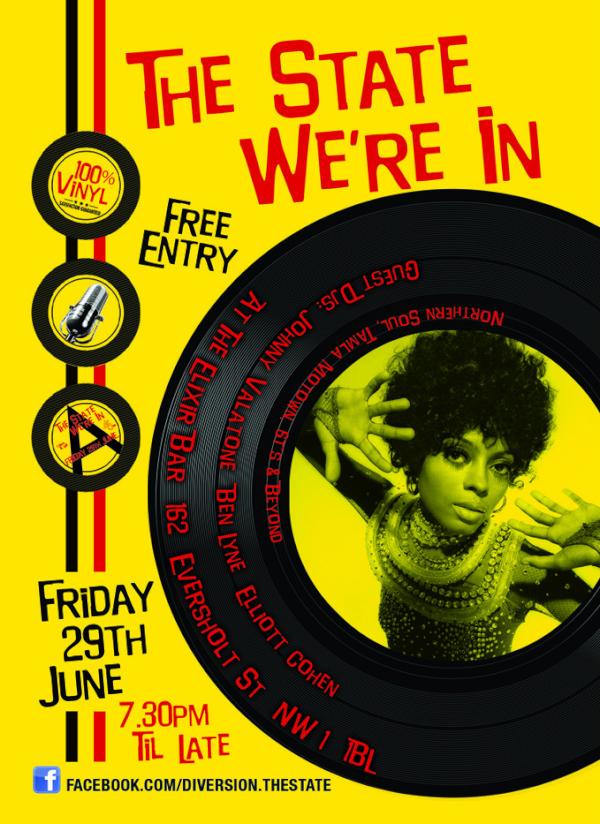 CreateCustard's tweet photo. At a loose end tonight......
Try the Elixir bar in North London for Northern Soul, Motown, etc.
The State We're In.. http://t.co/I5JnZrXJ