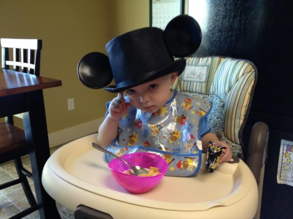 StephenTippets's tweet image. Branson asked me ever so politely if he could wear this hat during breakfast. Who am I to deny good taste?