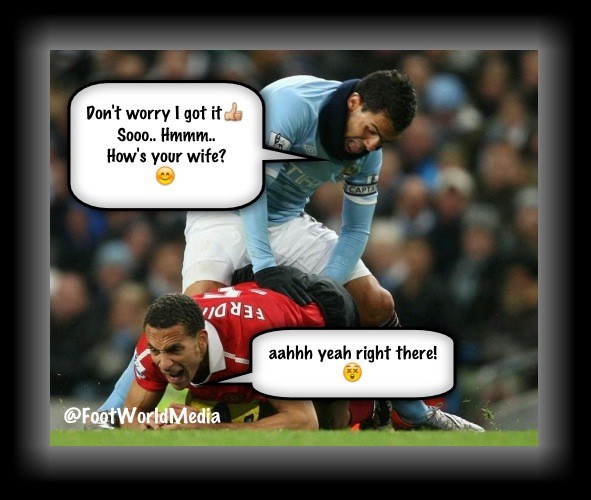 FootWorldMedia's tweet photo. Tevez - Ferdinand

#share #football #EPL #Manchester #FootWorldMedia http://t.co/DQy9Lydo