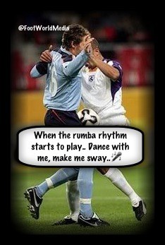 FootWorldMedia's tweet photo. "When the rumba rhythm starts to play.."

#share #soccer #football #FootWorldMedia http://t.co/J8mTZA4n