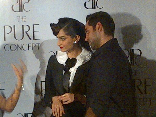 MissMalini's tweet photo. Looking good Abhay Deol and @sonamakapoor :) #MehboobStudio #ThePureConcept http://t.co/C91imSyv