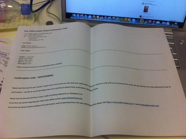 JasonLoveridge's tweet image. MUG .. RT @SineadyMcG Printed my ticket for tomorrow night! #kinkymalinki #printingfail