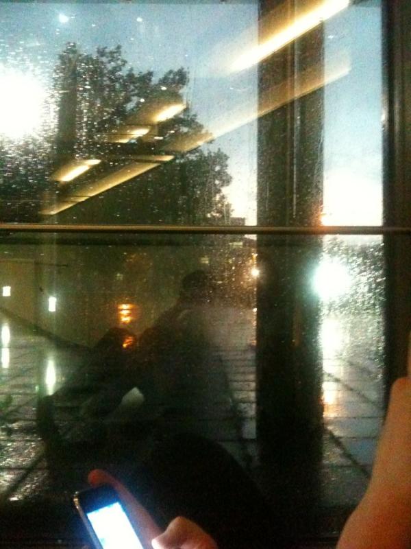 stormy weather - stuck in the library