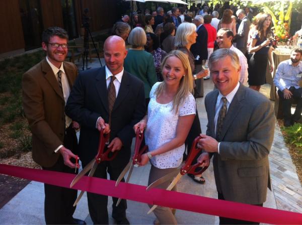 DPRConstruction's tweet image. Here's the DPR team cutting the ribbon. So proud to be part of this. Congratulations to all! #343opening