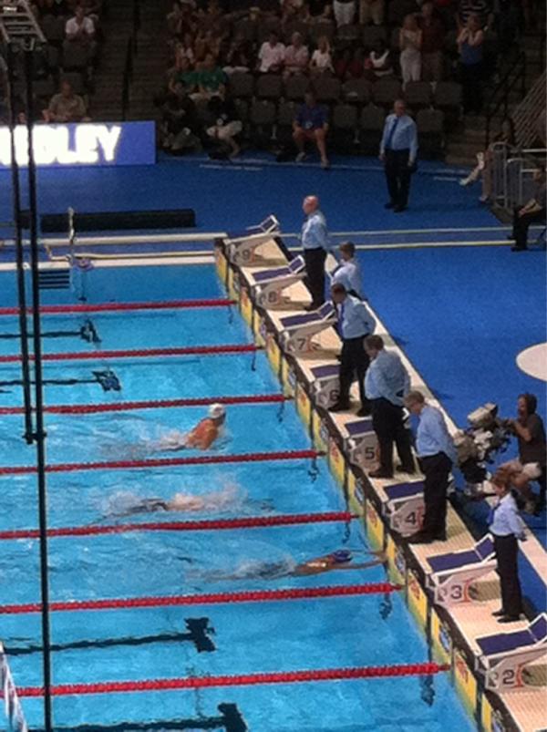 An opportunity of a lifetime - we went to the USA swim trials Monday. Wish we could go to Olympics!