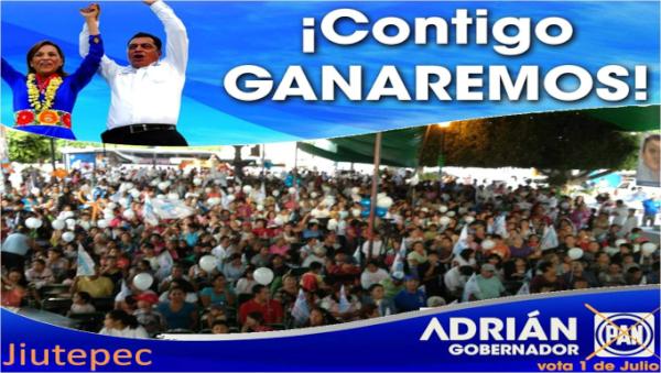 PabloAr4's tweet photo. Gracias ¡Contigo Ganaremos! @adrian_riverap Gobernador #Morelos #Cuernavaca #Jiutepec #Cuautla #PAN http://t.co/mpCjuic5