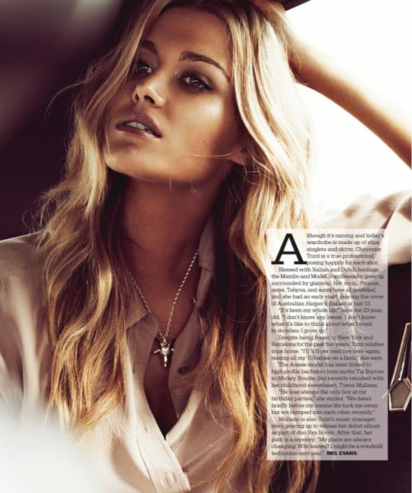 @CheyCheyTozzi just landed in Sydney from LAX to your @sundaymag spread which is in today's Sunday Telegraph - amaze x