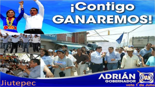 joaco_landa's tweet photo. Gracias Jiutepec ¡Contigo Ganaremos! @adrian_riverap Gobernador #Morelos #Cuernavaca #Jiutepec #Cuautla #PAN http://t.co/DEHKk77C