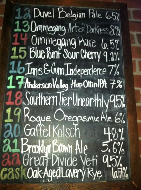 Now on tap, board 2.