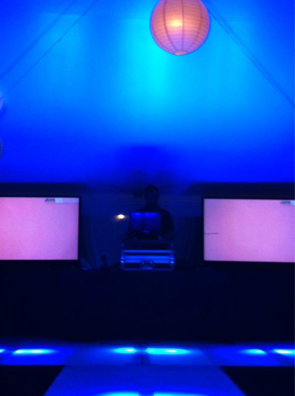 ScrSocialSeries's tweet photo. VJ Steven Wallace spinning the beats at #GlamOnGrass ! http://t.co/R389A3jl