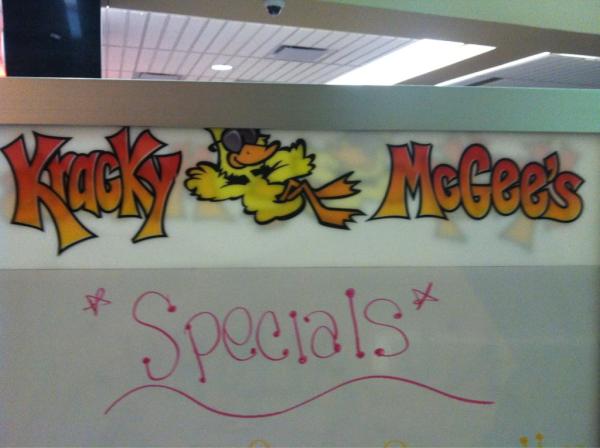 GreenfieldGirl's tweet image. In the Omaha airport and the only place open is... A little sketchy. Ha #longestnightofmylife #steponecomplete