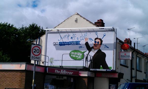 3mmasmami's tweet photo. Just seen this....#gocompare http://t.co/cS7ha4qN