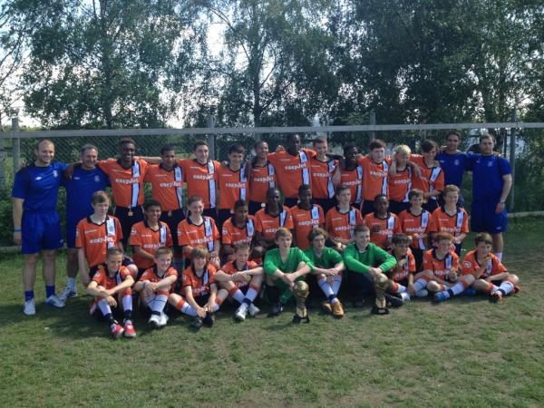 ltfcontour's tweet photo. And both teams together http://t.co/y7I84BAW