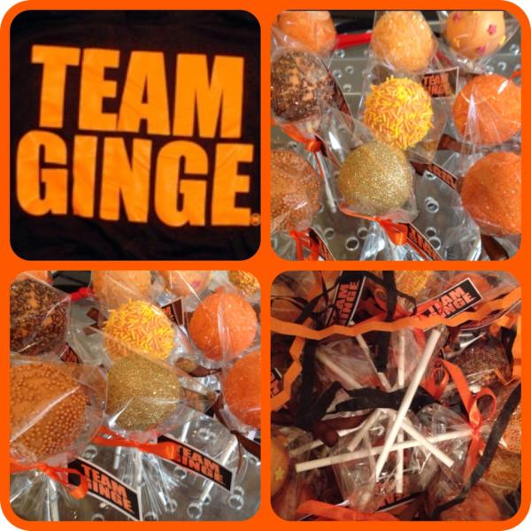 NicolaRobertsUK's tweet image. want! &amp;lt;3 RT: @Edible_Art_LDN: Team Ginge Cakepops for &amp;amp;amp; inspired by Miss @NicolaRoberts #Teamginge #cake