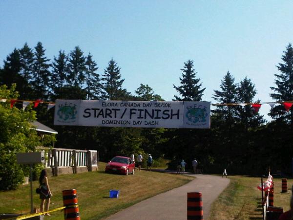 sbquehl's tweet image. Elora Canada Day 5K/10K