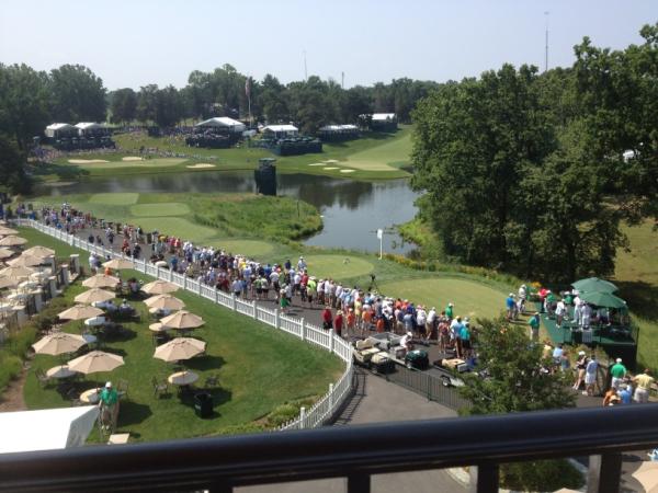 Not a bad seat at the AT&amp;T National