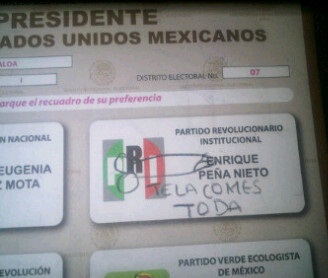 VivirSelvas's tweet photo. Disculpe Don @EPN Es cierto esto? xD #SeLaCome! #HoyVotoPorAMLO Ni Mergas! #MiVoto2012- #JosefinaYaGano
Urge  RT http://t.co/WAa5ARHv