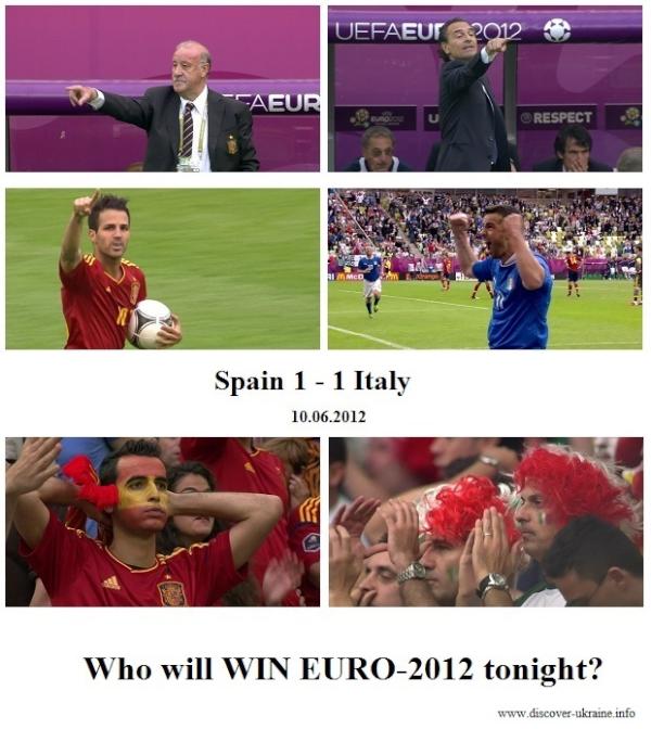 Euro2012_News's tweet photo. #Евро2012 ФИНАЛ! Через пол часа! Испания-Италия! Кто будет лучшим?:) http://t.co/kRENnEB4