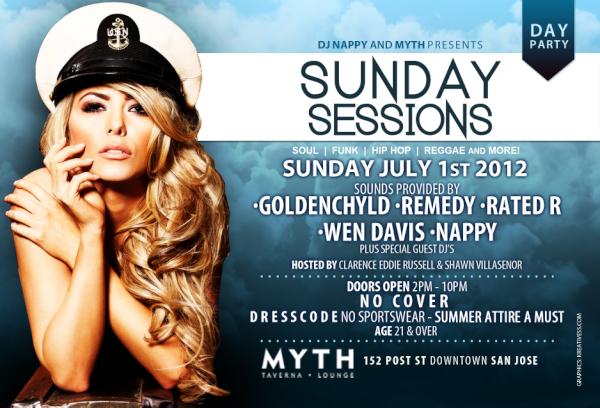 SUNDAY SESSIONS DAY PARTY GOING DOWN TODAY 2-10pm! FEEL GOOD MUSIC,NICE BEAUTIFUL DIVERSE CROWD,BBQ N COLD DRINKS!