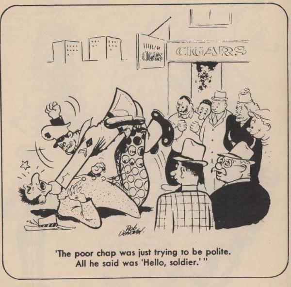 ExeterRMC's tweet image. Even if it is an American cartoon it's still amusing. 
Once a Marine, always a Marine...