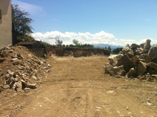 Le chalet sera ici...