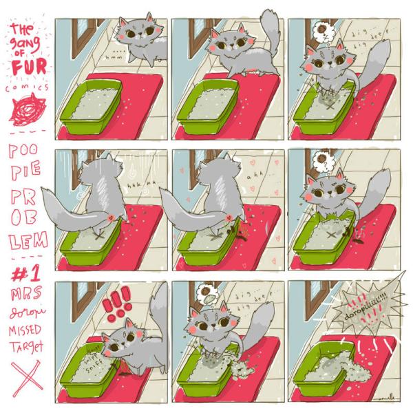 he Gang of Fur Comics: Poopie Problem #1 : Missed Target