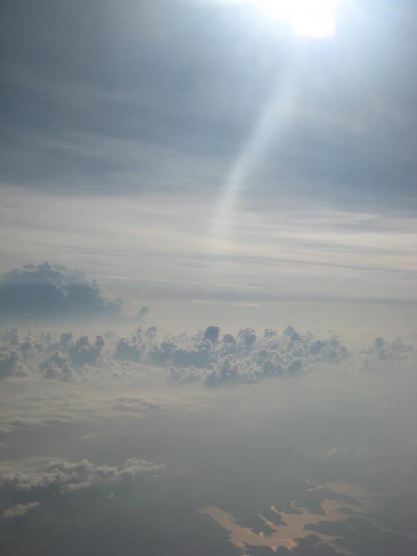 tylerv11's tweet photo. Goodbyes were rough again this morning, but God was smiling on the flight to Atl. Beautiful reminder!! http://t.co/MH7O4JQC
