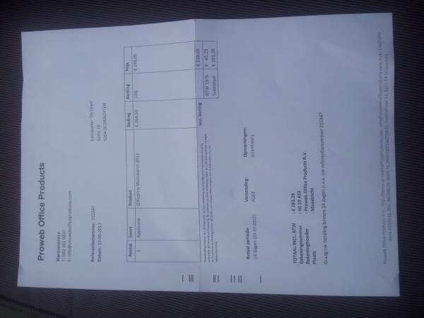Eatcounter's tweet photo. Let op er zijn weer spookfacturen in omloop http://t.co/jors0Ayt