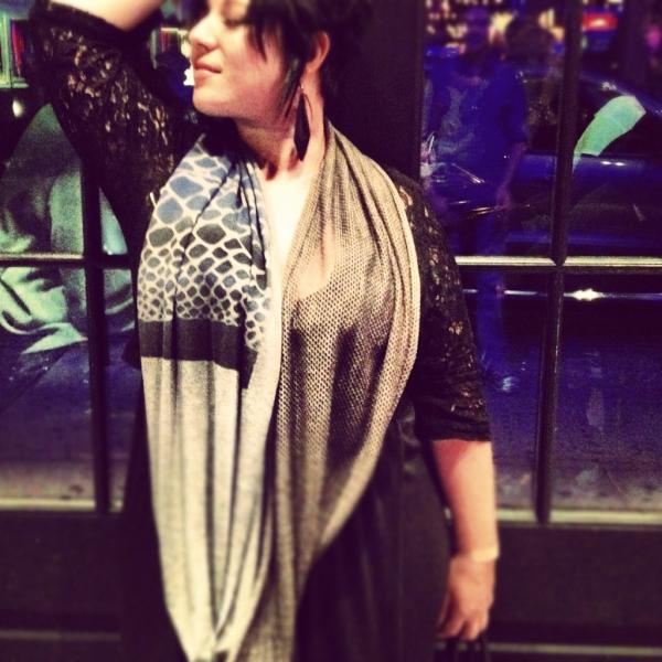 Detroit Doin it in New York.. Ms Therese Rose wearing it very well