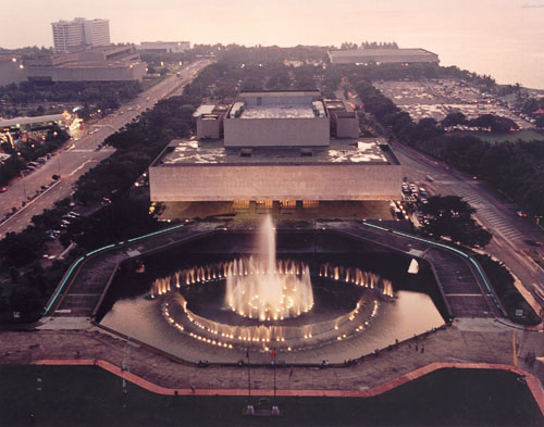 dgotia's tweet photo. Cultural Center of the Philippines, one of the great buildings I admire. #CCP #LeandroLocsin -image source unknown http://t.co/GRrPDnpU