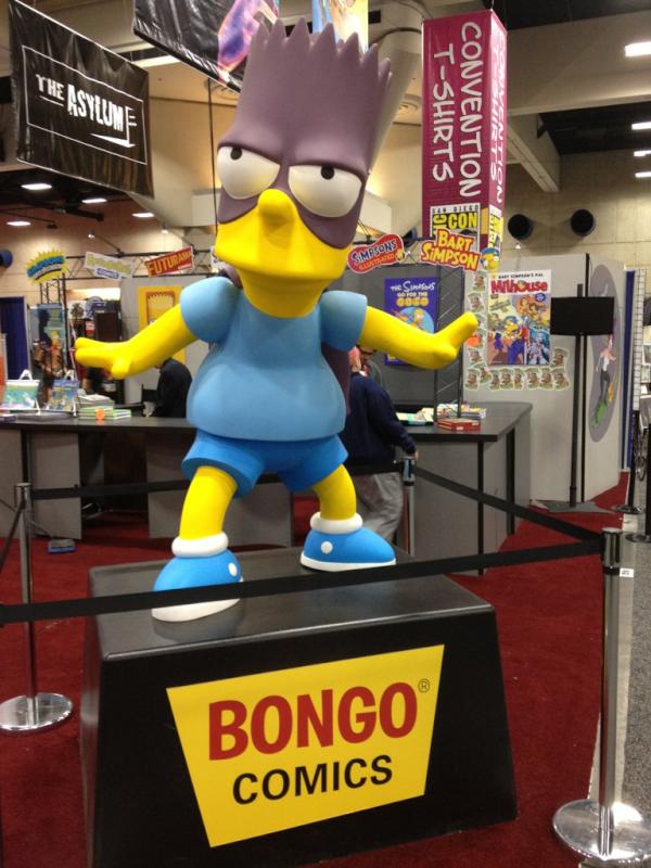 jaimedaez's tweet photo. Bart making his presence felt in #SDCC http://t.co/k6DtUQAR