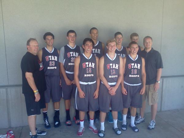 UtahProspects's tweet image. "@bballinkevdog: Pangos Platinum Champs! #utahhoops http://t.co/pphO60Bv"