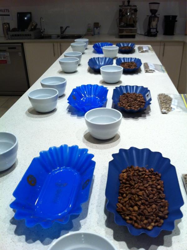 factoryespresso's tweet photo. Going to be a huge day at Bills and Factory today. Toby's first day as our new head roaster. #factory espresso http://t.co/yZgOo2oi