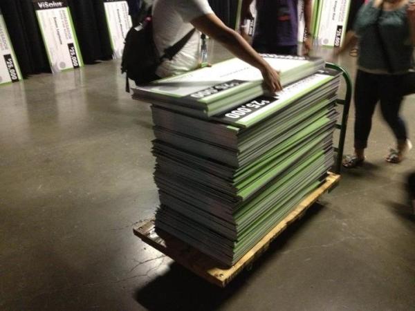 steveodom61's tweet photo. This is one stack of two of $25K bonus checks to be given to new ViSalus Ambassadors promoted since March 2012 Wow! http://t.co/VdJc1mFJ