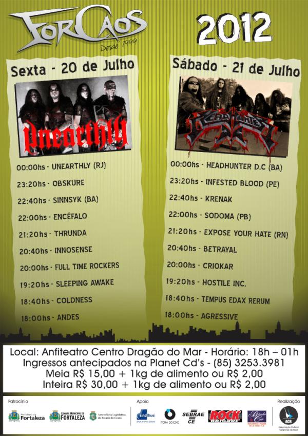 ForCaos's tweet photo. ForCaos 2012! E o ingresso, comprou??
Ingressos limitados na Planet CD's. http://t.co/IotUpNN2