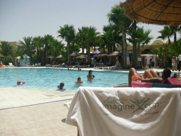 KhaledFooty's tweet photo. an #imaginecup competitor live from #djerba #tunisia it's summer time :D no more code :D #mspsmt http://t.co/0mFhwWzL