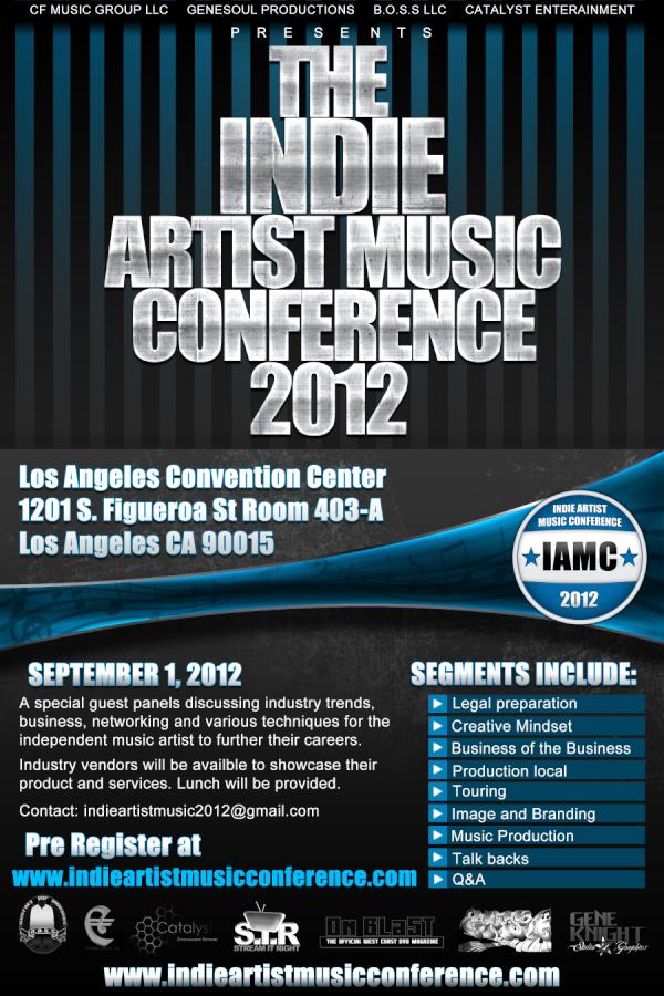 IAMC2012's tweet image. Indie Artist Music Conference is coming to Los Angeles CA On September 1 2012 Pre Register at indieartistmusicconference.com/Registration