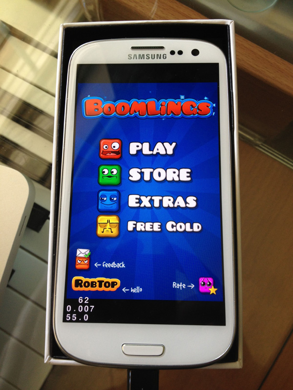 RobTopGames's tweet photo. BoomDroid on the way =) http://t.co/tyGrttgM