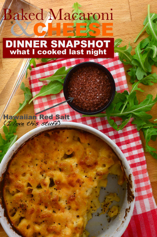 CeramicCanvas's tweet photo. DINNER SNAPSHOTS. Im trying to drop a few lbs. So I cooked this 3-Cheese Mac&amp;Cheese last night. don't think that helped http://t.co/doD2UcJj