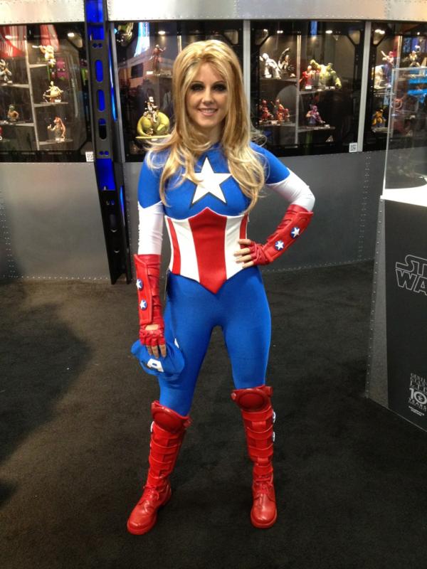 jaimedaez's tweet photo. I think she should be the next Captain America! ;-) http://t.co/aO92hgy6