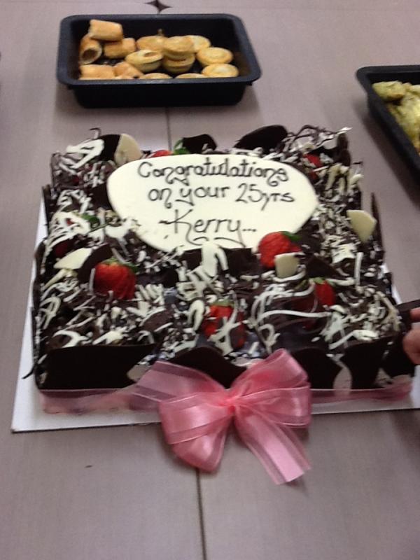 MhudsonCom's tweet photo. Congratulations Kerry on your 25 year service! http://t.co/obx0lkOX