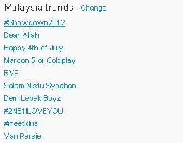 tv3malaysia's tweet photo. Congrats @8tv! #Showdown2012 is trending at number 1! :) http://t.co/bcjUMLIY