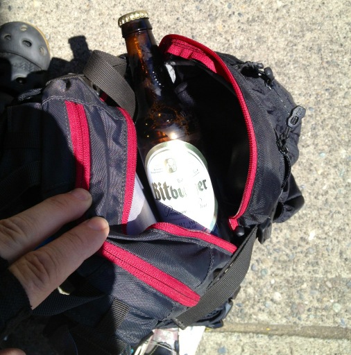 bikehugger's tweet image. Got a backpack full of Bitburgers here. How y'all doing?