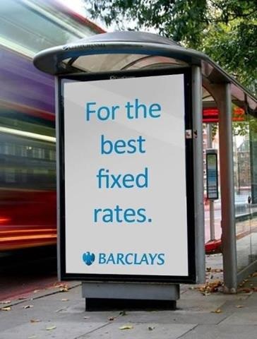 Peston's tweet photo. This putative Barclays ad is quite funny. Anyone know if real or photo-shopped? http://t.co/dGZqmKNW