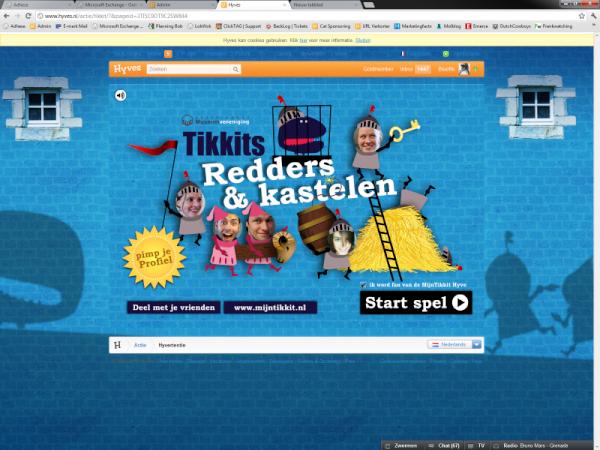 HyvesCampagnes's tweet photo. Campagne:Tikkit 'Ridders &amp; Kastelen' Klant:De Museumvereniging Bureau:IJsfontein URL: http://t.co/7QQY5hG0 Screenshot: http://t.co/4HJcACHr