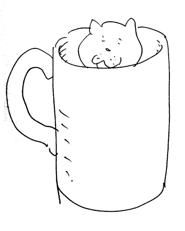 こんなシンプルなコップにしたほうがいいかもしれない 